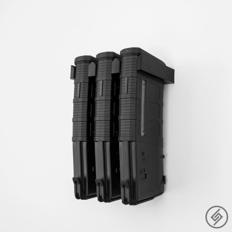 Load image into Gallery viewer, AR-10 PMAG Wall Storage Rack (3 Mag Capacity)
