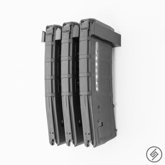 AR-15 PMAG Wall Storage Rack (3 Mag Capacity)