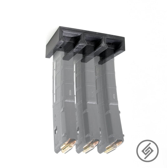 AR-15 PMAG Top-Load Wall Storage Rack (3 Mag Capacity)
