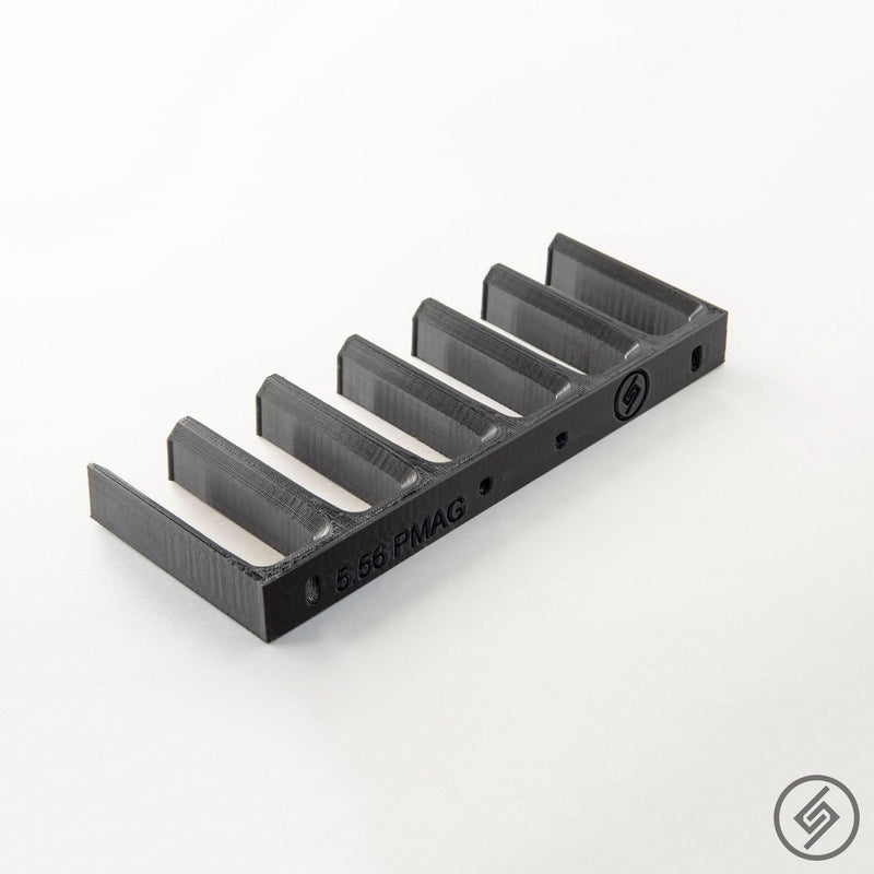Load image into Gallery viewer, AR-15 PMAG Wall Storage Rack (6 Mag Capacity)
