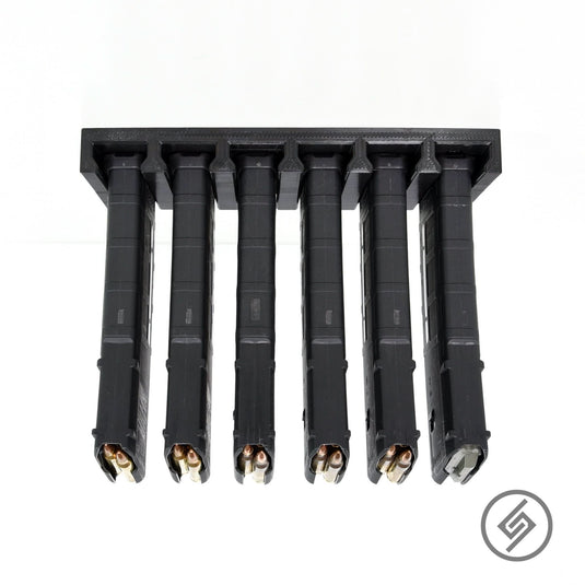 AR-15 PMAG Top-Load Wall Storage Rack (6 Mag Capacity)