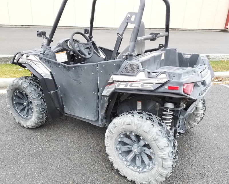 Load image into Gallery viewer, Polaris ACE 2014-2017 all models Mud Flaps / Fender Extensions, Front &amp; Rear
