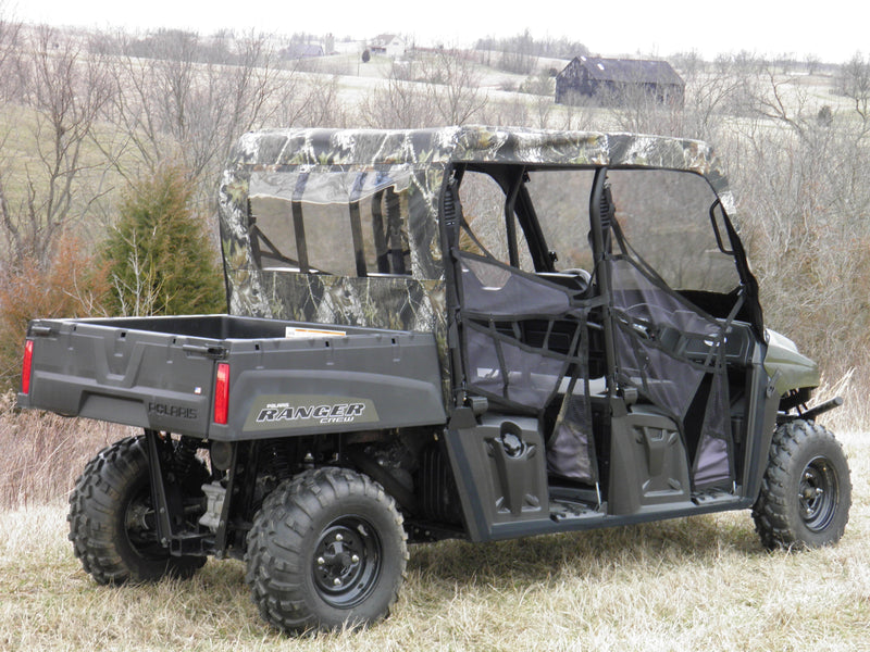 Load image into Gallery viewer, Polaris Ranger Mid-Size Crew - Vinyl Windshield/Top/Rear Combo
