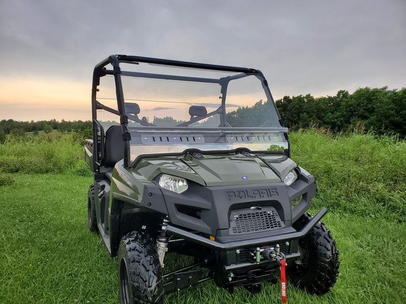 Load image into Gallery viewer, Polaris Ranger Full-Size 570 3-Passenger - 2 Pc Windshield w/Hard Coat, Clamp, and Vent Options
