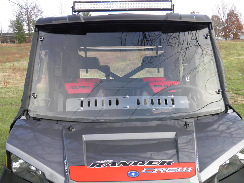 Load image into Gallery viewer, Polaris Ranger Crew 900 -1 Pc Windshield w/Clamp, Vent, and Hard Coat Options
