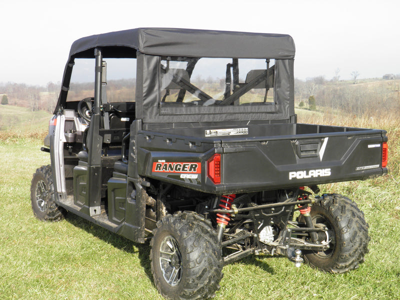 Load image into Gallery viewer, Polaris Ranger Crew 570 Mid Size - 4 Passenger - Vinyl Windshield/Top/Rear Combo
