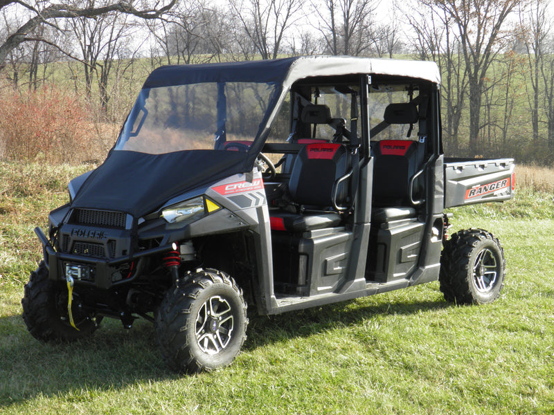 Load image into Gallery viewer, Polaris Ranger Crew 570 Mid Size - 4 Passenger - Vinyl Windshield/Top/Rear Combo
