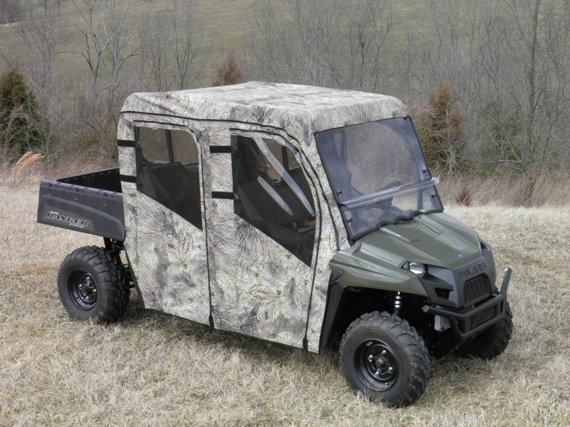Load image into Gallery viewer, Polaris Ranger Crew 570 Mid Size - 4 Passenger - CAMO Full Cab Enclosure for Hard Windshield
