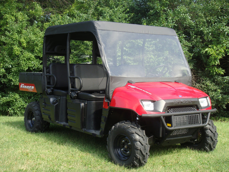 Load image into Gallery viewer, Polaris Ranger Crew 700 (2008-2009) - Vinyl Windshield/Top/Rear Combo
