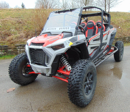 Polaris RZR XP 4 1000/XP 4 Turbo - 1 Pc Scratch-Resistant Windshield w/Vent and Clamp Options