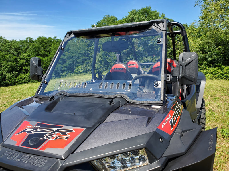 Load image into Gallery viewer, Polaris RZR XP 4 1000/XP 4 Turbo - 1 Pc Scratch-Resistant Windshield w/Vent and Clamp Options
