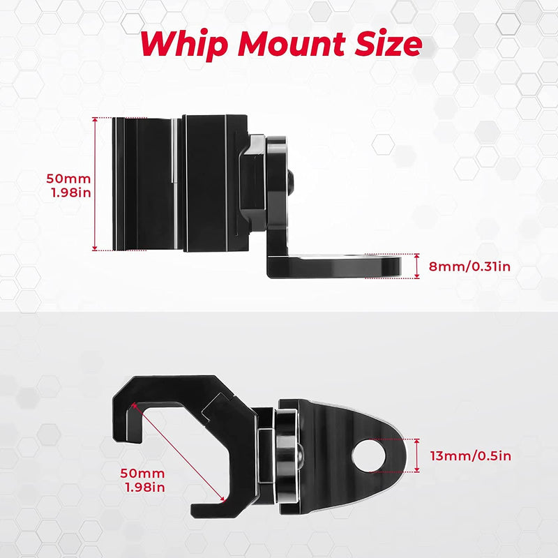 Load image into Gallery viewer, UTV Whip Light Flag Mount for Pro-fit Cage
