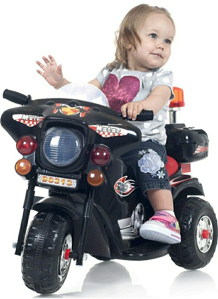 Load image into Gallery viewer, Police Electric Toy Motorcycle for Kids - 3 Wheels, Perfect for Christmas!
