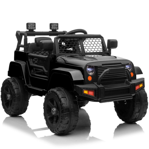 Load image into Gallery viewer, Police Jeep Ride-On Car for Kids with Remote Control and Big Hubs
