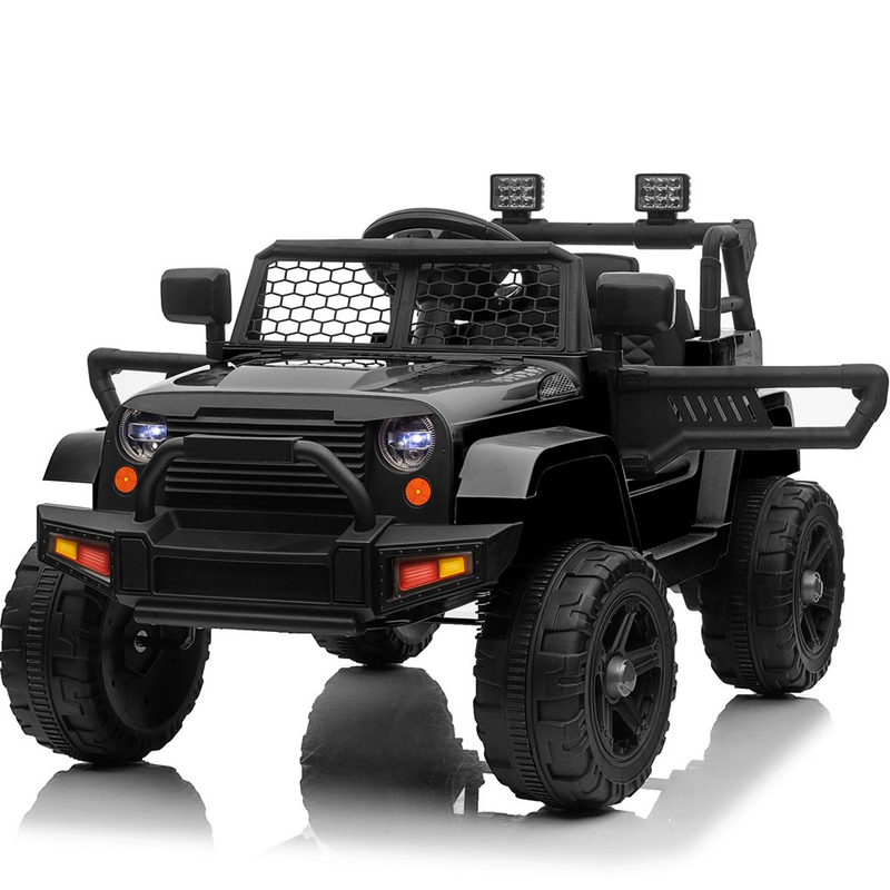 Load image into Gallery viewer, Police Jeep Ride-On Car for Kids with Remote Control and Big Hubs
