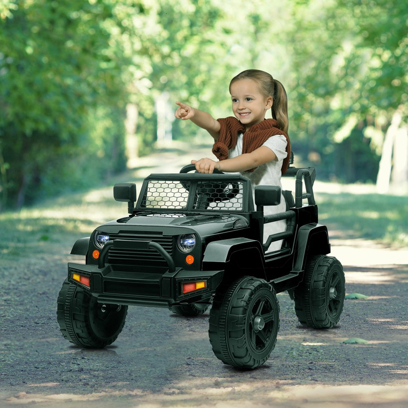 Load image into Gallery viewer, Police Jeep Ride-On Car for Kids with Remote Control and Big Hubs
