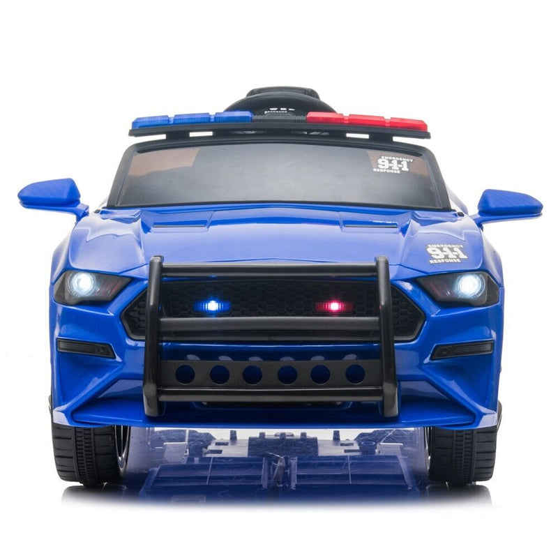 Load image into Gallery viewer, Police Sports Car 12V Ride-On with Remote Control, Lights, and Siren for Kids
