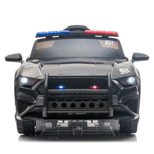 Load image into Gallery viewer, Police Sports Car for Kids with 2.4GHz Remote Control and LED Lights - 12V Ride-On Toy
