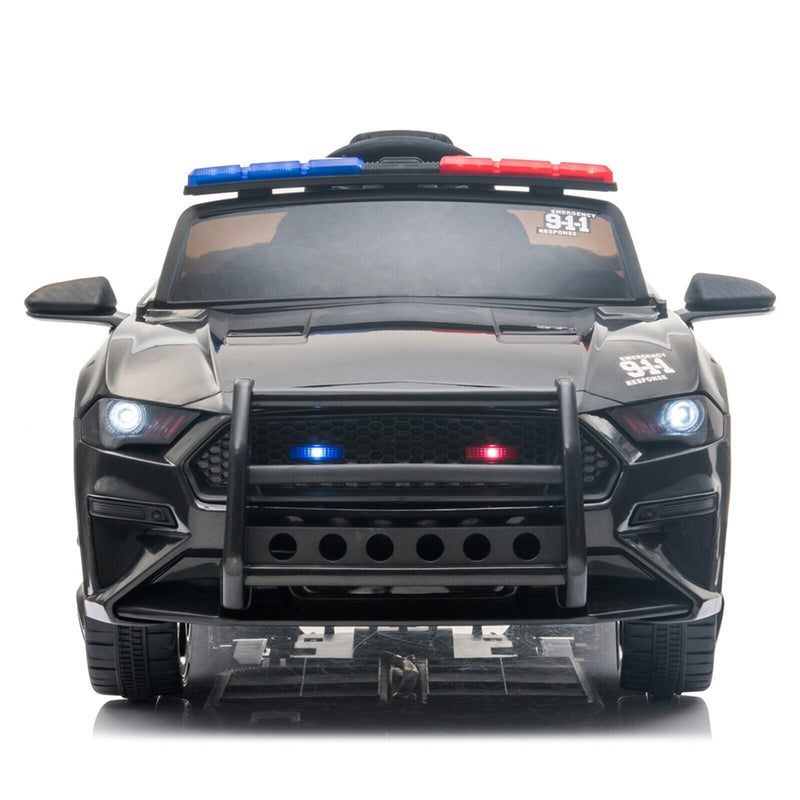 Load image into Gallery viewer, Police Sports Car for Kids with Remote Control, LED Lights, and Siren - 12V
