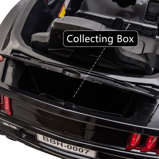 Police Sports Car for Kids with Remote Control, LED Lights, and Siren - 12V