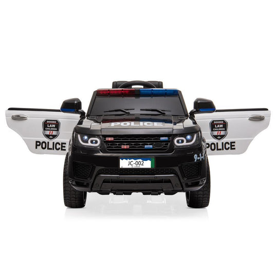 Police SUV 12V Electric Ride-On Car for Kids with Adjustable Speed and Remote Control