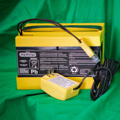 Power Up Your Ride with Peg Perego 24V Battery & Charger Combo Pack (IAKB0522)