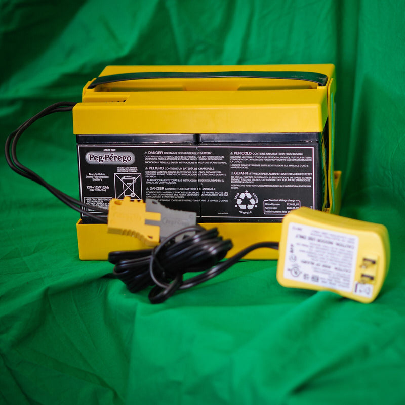 Load image into Gallery viewer, Power Up Your Ride with Peg Perego 24V Battery &amp; Charger Combo Pack (IAKB0522)
