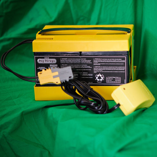 Power Up Your Ride with Peg Perego 24V Battery & Charger Combo Pack (IAKB0522)