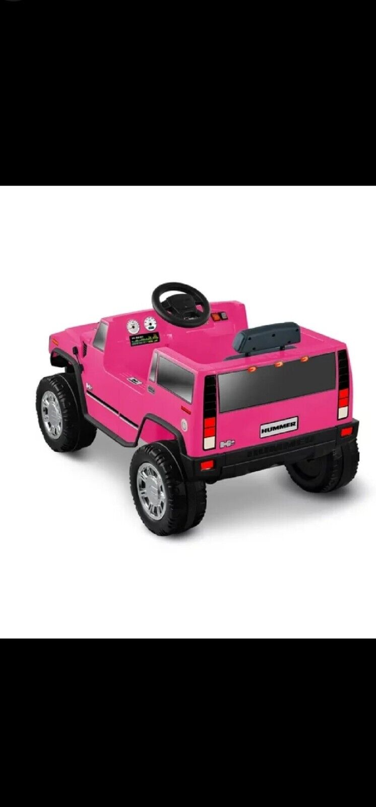 Load image into Gallery viewer, Power Wheels Hummer H2 6V Ride-On Car in Pink
