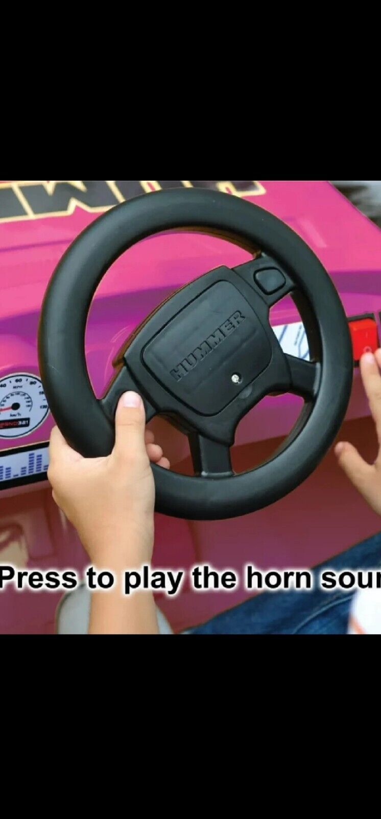 Load image into Gallery viewer, Power Wheels Hummer H2 6V Ride-On Car in Pink
