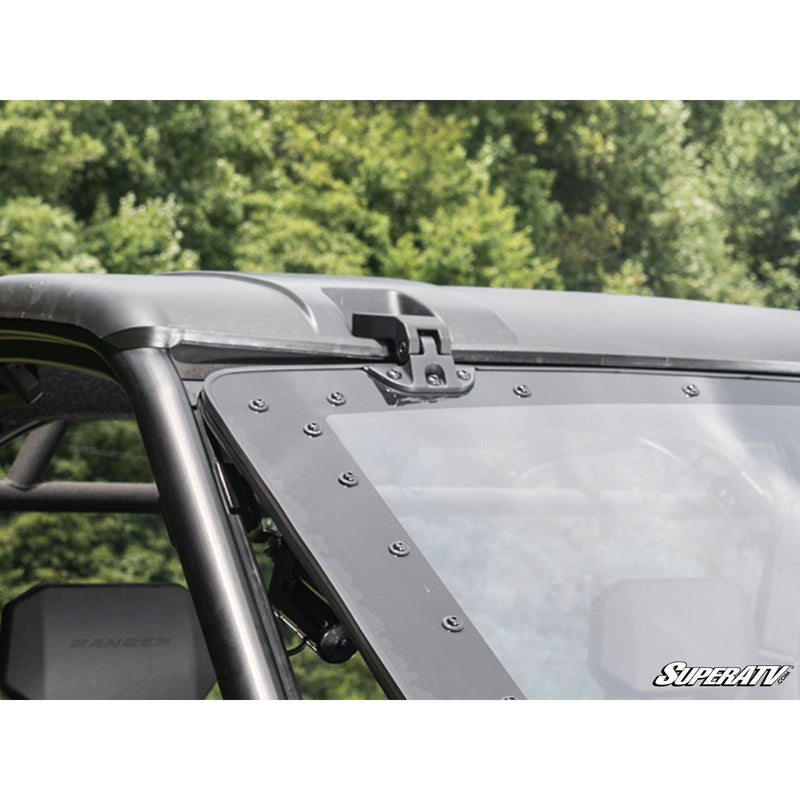 Load image into Gallery viewer, SuperATV - 2024+ Polaris Ranger XD 1500 MaxDrive Power Flip Windshield
