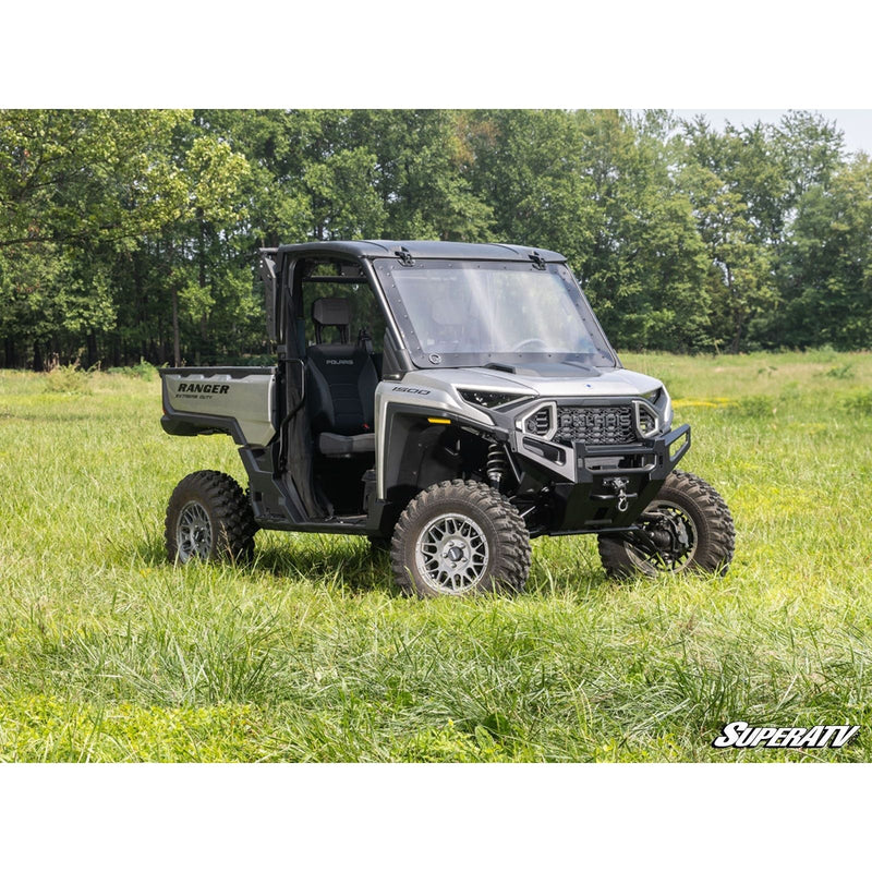 Load image into Gallery viewer, SuperATV - 2024+ Polaris Ranger XD 1500 MaxDrive Power Flip Windshield
