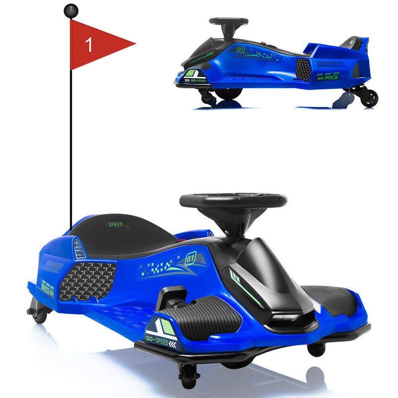 Load image into Gallery viewer, Powerful Electric Go-Kart for Kids Up To 110 Lbs with 7Ah Battery and 180W Motor
