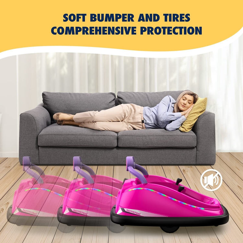 Load image into Gallery viewer, Powerwhale 12V Electric Kids Bumper Car with Remote Control - Fun Ride Toy for Children
