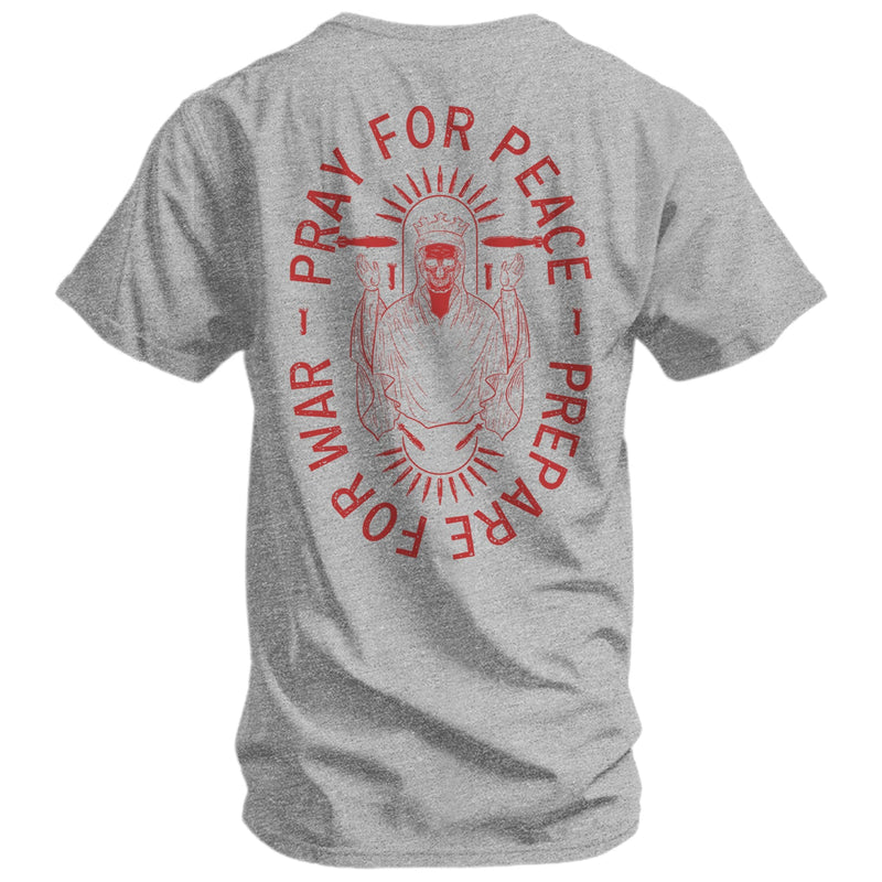 Load image into Gallery viewer, Pray For Peace. Prepare For War. Men's T-Shirt
