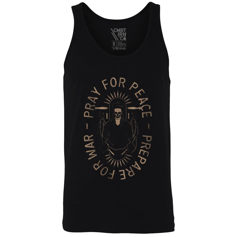Load image into Gallery viewer, Pray For Peace. Prepare For War. Men's Tank
