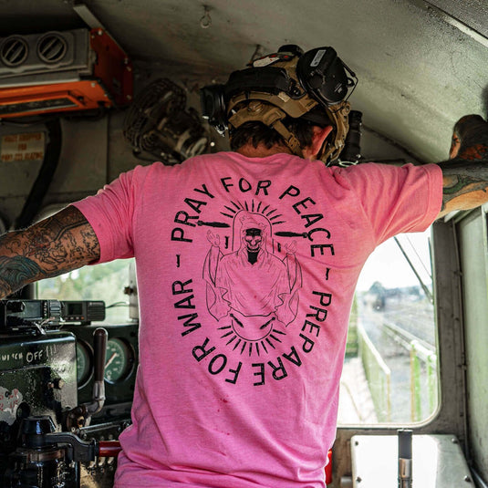 Pray For Peace. Prepare For War. Men's T-Shirt