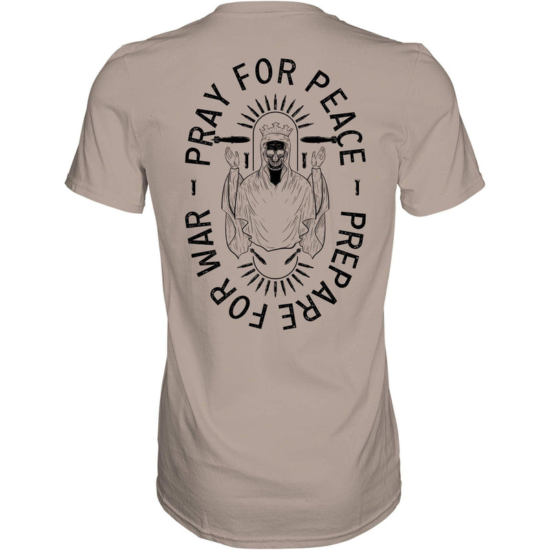 Load image into Gallery viewer, Pray For Peace. Prepare For War. Men&#39;s T-Shirt
