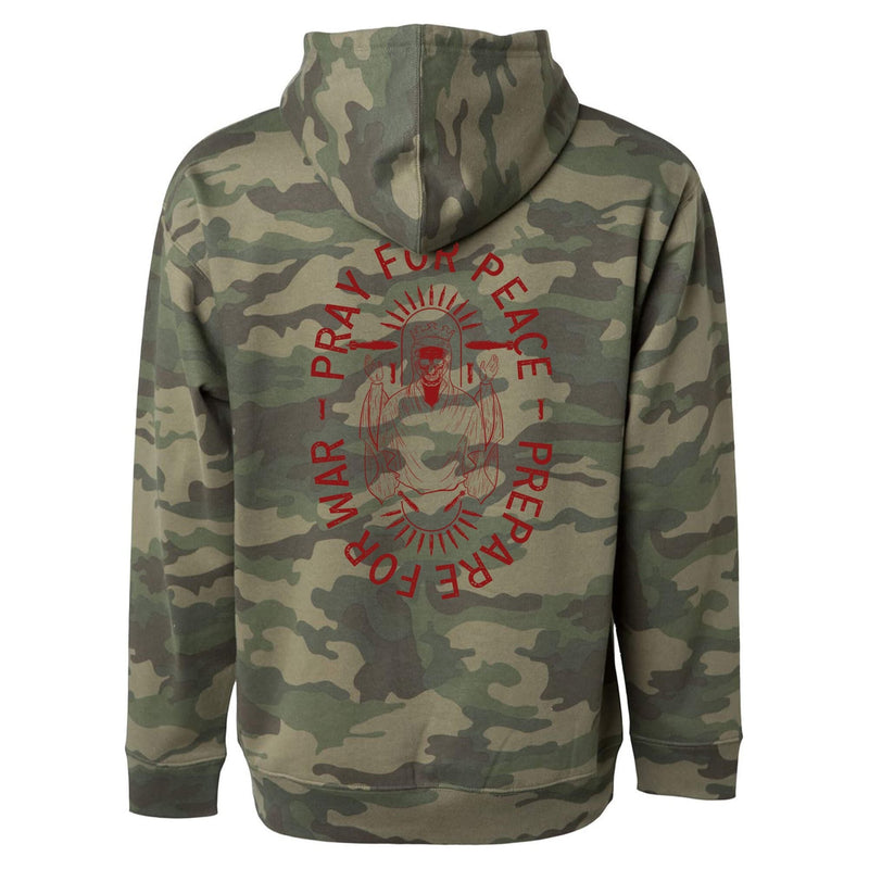 Load image into Gallery viewer, Pray For Peace. Prepare For War. Hoodie
