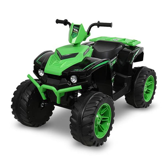 Premium 12V Dual Drive Electric Ride-On Car with LED Lights for Kids