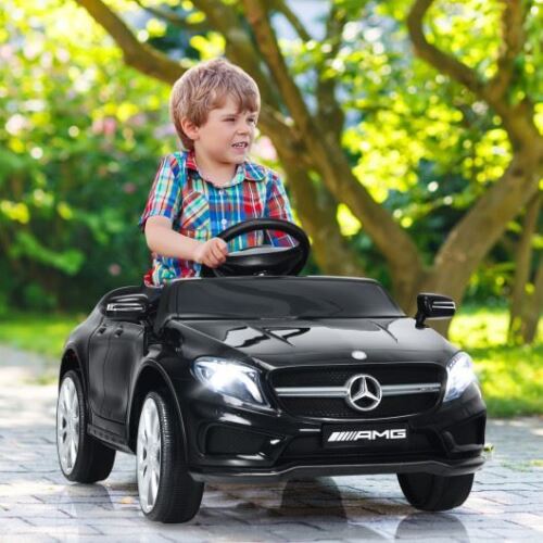 Load image into Gallery viewer, Premium 12V Electric Kids Ride On Car with Remote Control in Sleek Black Finish
