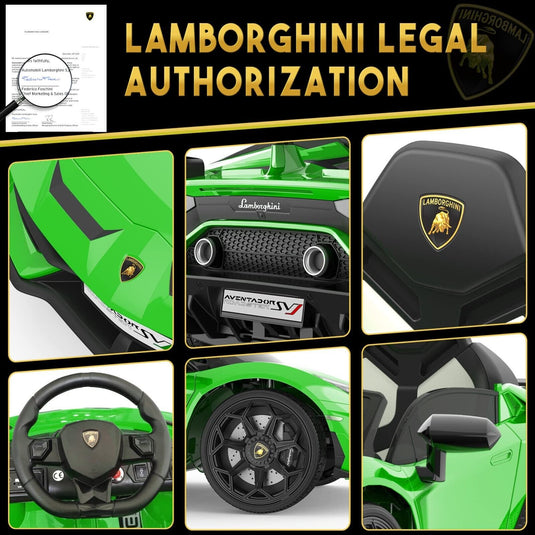 Premium 12V Electric Lamborghini Ride-On Car for Kids with Remote Control - Perfect Gift for Young Drivers