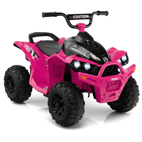 Premium 12V Kids ATV with Adjustable Speed and Cozy Seat - Pink
