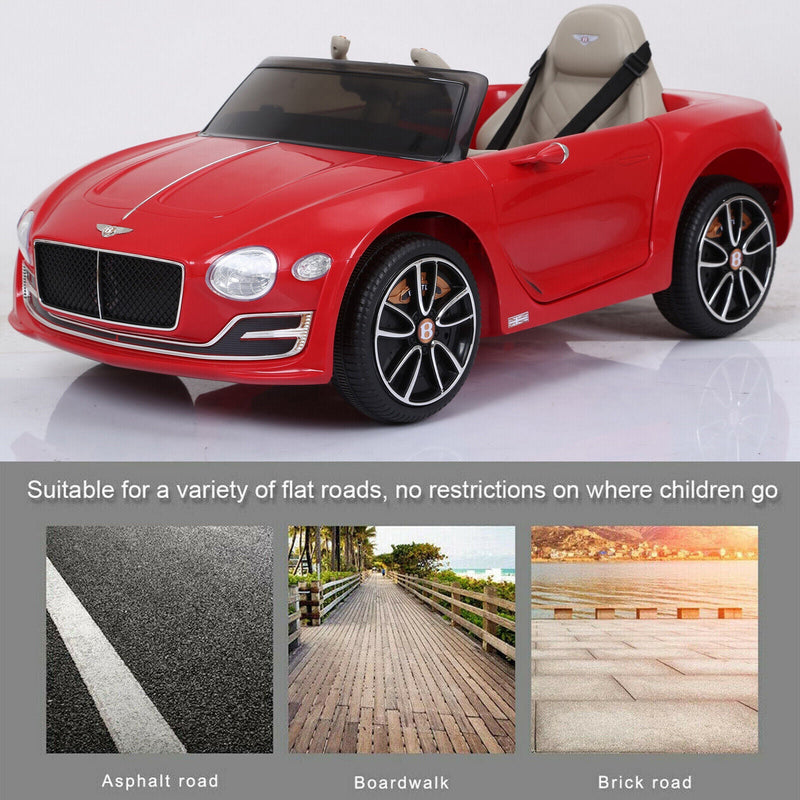 Load image into Gallery viewer, Premium 12V Kids Ride-On Car with Leather Seat and Battery Power - Bentley Inspired Design
