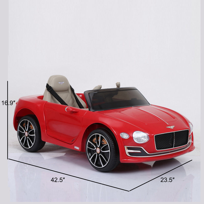 Load image into Gallery viewer, Premium 12V Kids Ride-On Car with Leather Seat and Battery Power - Bentley Inspired Design
