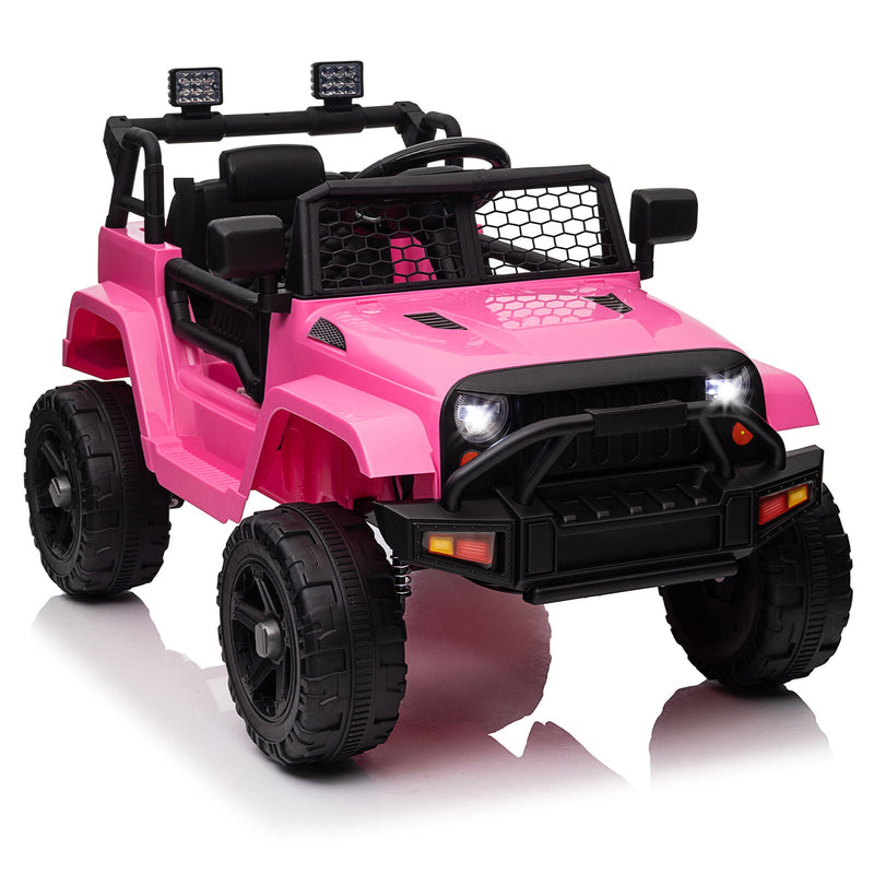 Load image into Gallery viewer, Premium 12V Ride-On Truck for Kids with 3 Speeds, Spring Suspension, Remote Control, and Lockable Door
