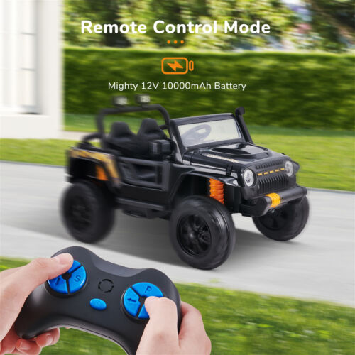 Premium 12V Ride-On Truck for Kids with Parental Remote Control, LED Lights, and 3 Speed Options