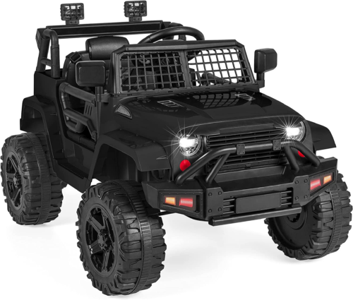 Load image into Gallery viewer, Premium 12V Ride-On Truck for Kids with Remote Control, Spring Suspension, and LED Lights
