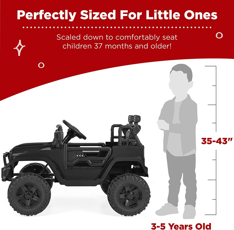 Load image into Gallery viewer, Premium 12V Ride-On Truck for Kids with Remote Control, Spring Suspension, and LED Lights
