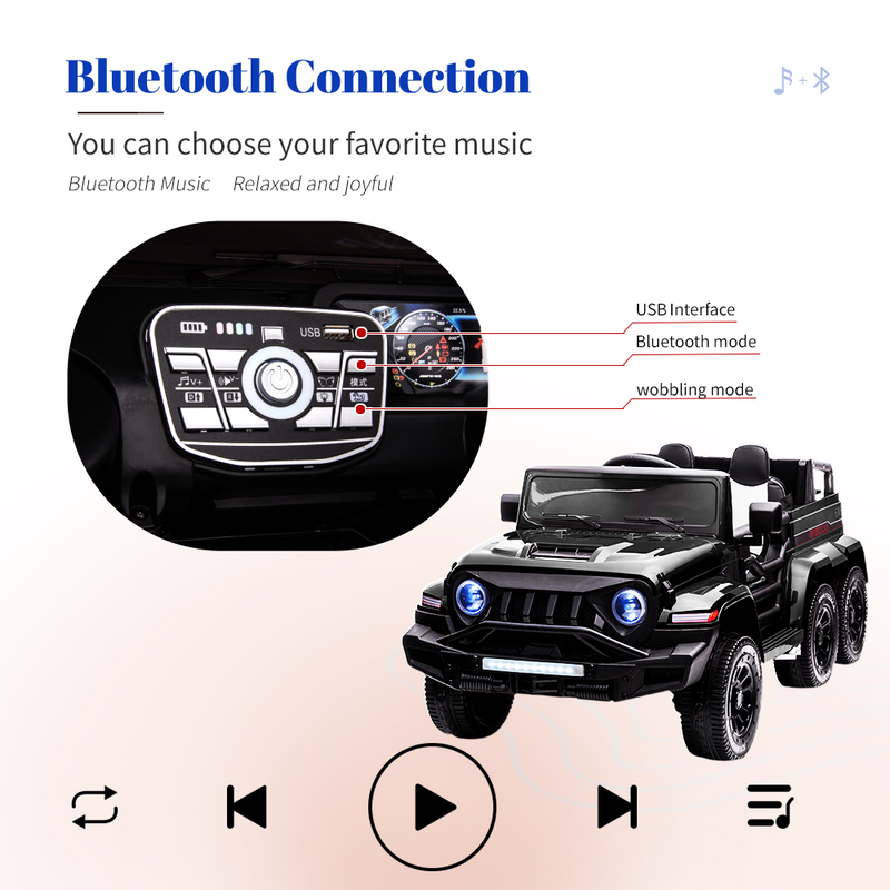 Load image into Gallery viewer, Premium 2-Seater Electric Ride-On Car for Kids with Remote Control - 24V Power and 6 Wheels
